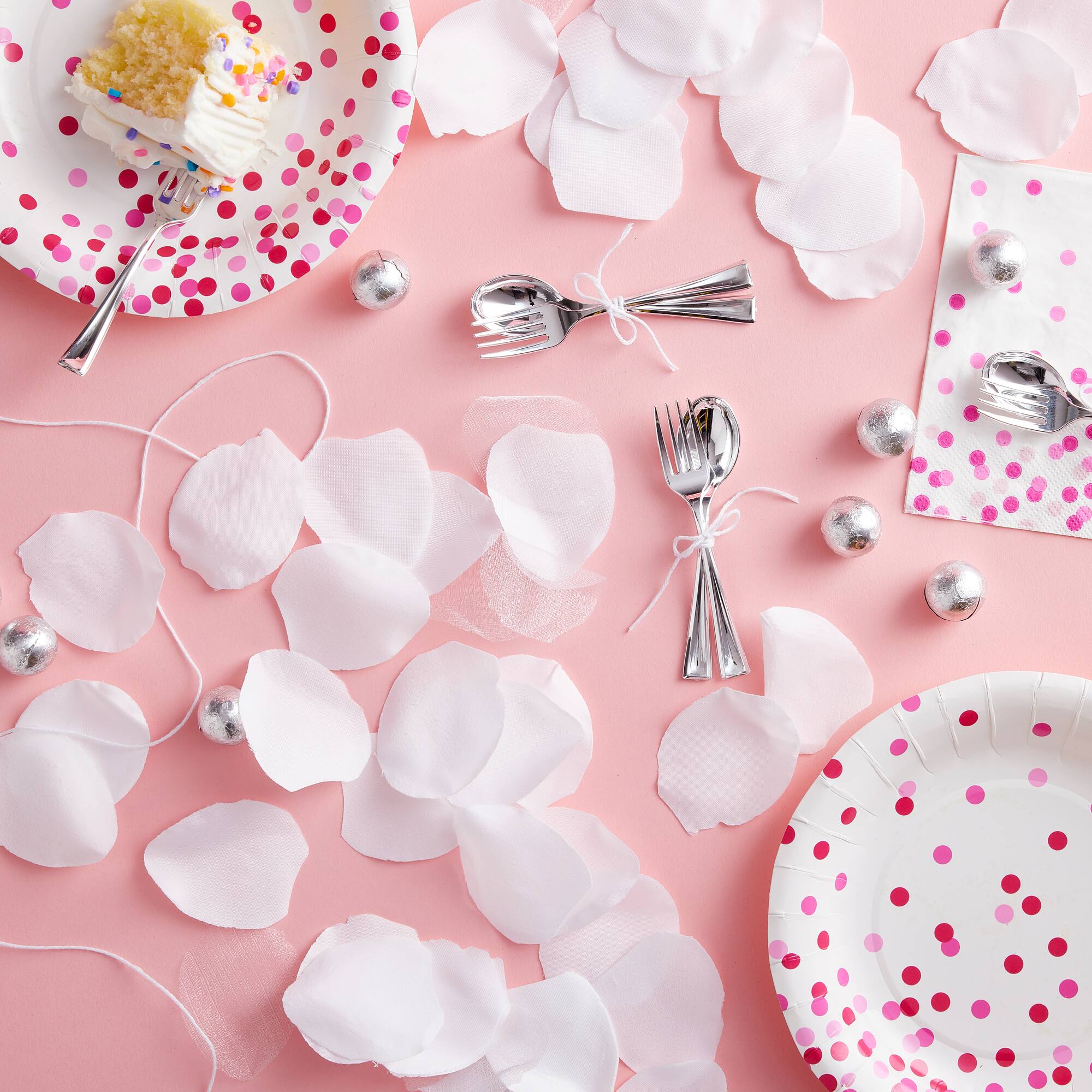 12 Pack: White Decorative Rose Petals by Celebrate It™ Occasions™